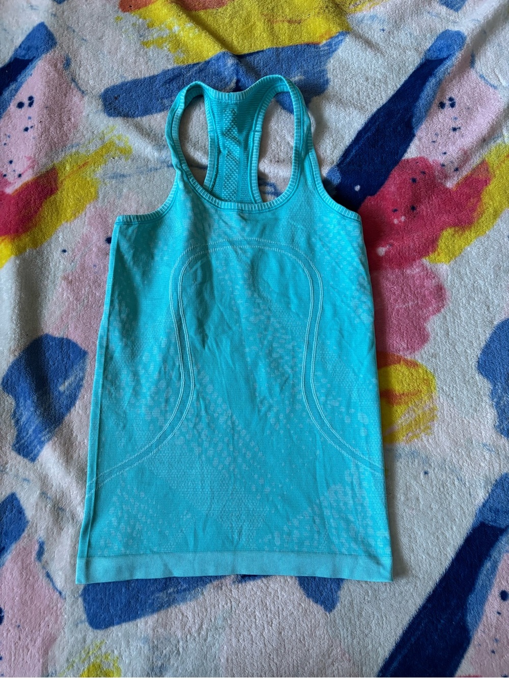 lululemon athletica Racerback Tank Top - Aqua
